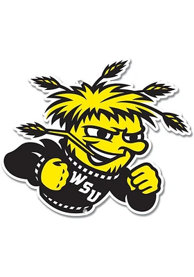 Wichita State Shockers 12 Steel Logo Sign - Yellow