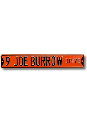 Joe Burrow Cincinnati Bengals Joe Burrow Dr Street Sign