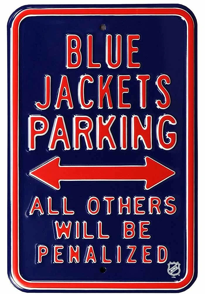 Columbus Blue Jackets Parking Sign