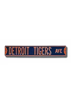 Detroit Tigers Ave Street Sign - Orange