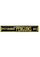 Pittsburgh Penguins Ave Street Sign - Black