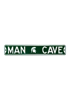 Michigan State Spartans 6x36 Man Cave Street Sign - Green