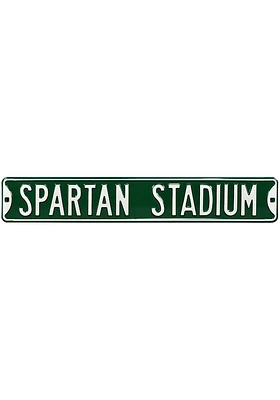 Michigan State Spartans Stadium Sign - Green