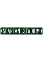 Michigan State Spartans Stadium Sign - Green