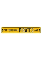 Pittsburgh Pirates Ave Sign - Yellow