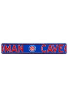 Chicago Cubs 6x36 Man Cave Street Sign - Blue