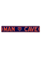 Chicago Bears 6x36 Man Cave Street Sign - Blue
