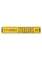 Pittsburgh Steelers 6x36 Ave Street Sign - Gold