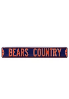 Chicago Bears 6x36 Bears Country Street Sign - Navy Blue
