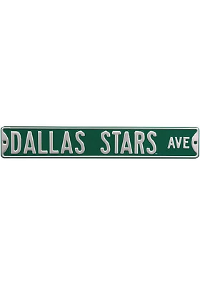 Dallas Stars 8x36 Ave Sign - Green