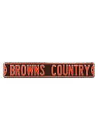 Cleveland Browns 6x36 Browns Country Sign - Brown