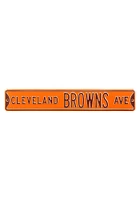 Cleveland Browns 6x36 Ave Street Sign - Orange