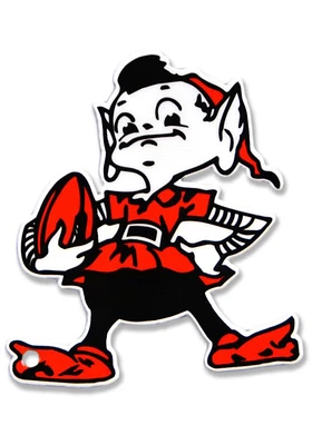 Brownie Cleveland Browns Steel Logo Magnet