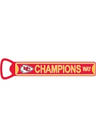 Kansas City Chiefs 7 Steel Bottle Opener Magnet