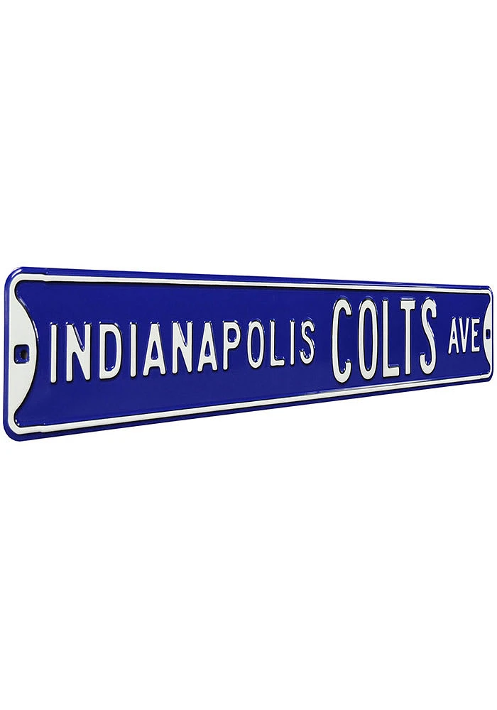 Indianapolis Colts Street Sign - Blue