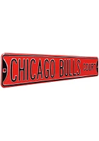 Chicago Bulls Street Sign - Red