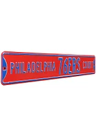 Philadelphia 76ers Street Sign - Blue