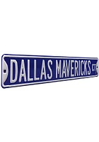 Dallas Mavericks Street Sign - Blue