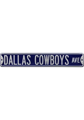 Dallas Cowboys Navy Street Sign - Blue