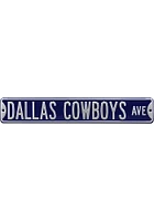 Dallas Cowboys Navy Street Sign - Blue