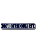 Dallas Cowboys Navy Country Street Sign - Blue