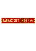 Kansas City Chiefs Ave Street Sign - Red