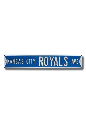 Kansas City Royals Ave Street Sign - Blue