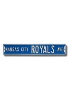 Kansas City Royals Ave Street Sign - Blue