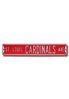 St Louis Cardinals Street Sign - Red