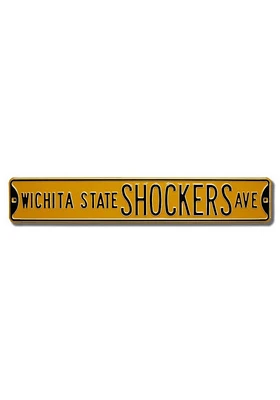 Wichita State Shockers Yellow Street Sign - Yellow