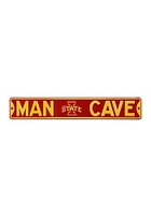 Iowa State Cyclones 6x36 Man Cave Street Sign - Cardinal