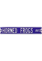 TCU Horned Frogs Street Sign - Purple