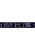 TCU Horned Frogs Fear the Frog Sign - Purple