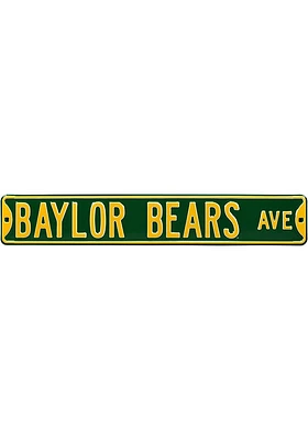 Baylor Bears Blvd Street Sign - Green