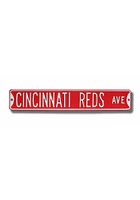 Cincinnati Reds Red Street Sign