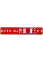 Philadelphia Phillies Red Street Sign - Red