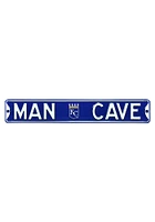Kansas City Royals 6x36 Man Cave Street Sign - Blue