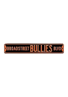 Philadelphia Flyers Broad Street Bullies Street Sign - Orange