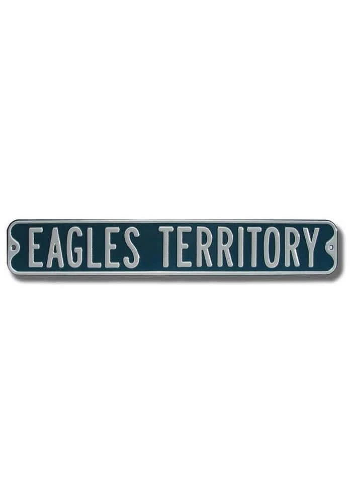 Philadelphia Eagles Teal Street Sign - Midnight Green