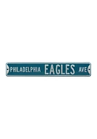 Philadelphia Eagles Teal Metal Street Sign - Midnight Green
