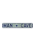 Dallas Cowboys 6x36 Man Cave Street Sign - Navy Blue