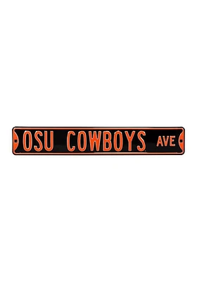 Oklahoma State Cowboys Black Sign - Black