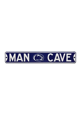 Penn State Nittany Lions 6x36 Man Cave Street Sign - Navy Blue