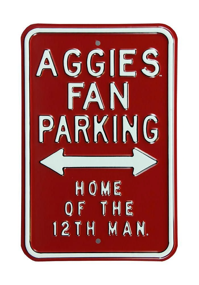 Texas A&M Aggies Parking Only Sign - Maroon