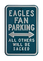 Philadelphia Eagles Parking Only Sign - Midnight Green