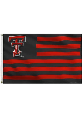 Texas Tech Red Raiders 3x5 Black, Red Grommet Silk Screen Grommet Flag - Black