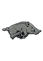 Arkansas Razorbacks Chrome Car Emblem - Silver