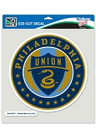 Philadelphia Union 8x8 Perfect Cut Auto Decal - Navy Blue