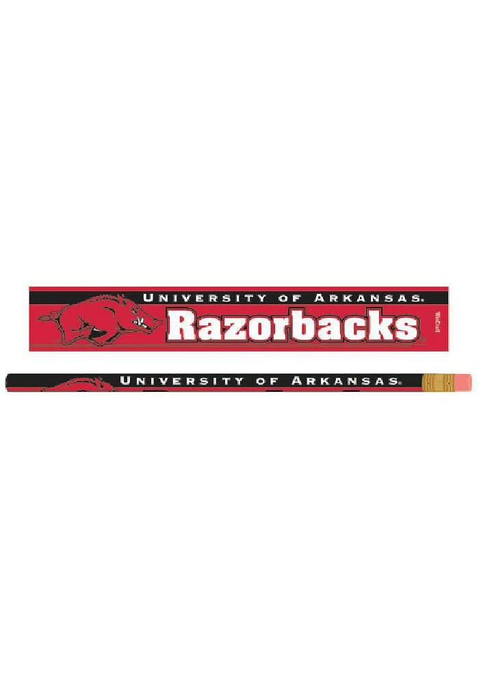 Arkansas Razorbacks 6 Pack Pencil