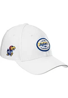 Black Clover Kansas Jayhawks Mens White Force Flex Hat